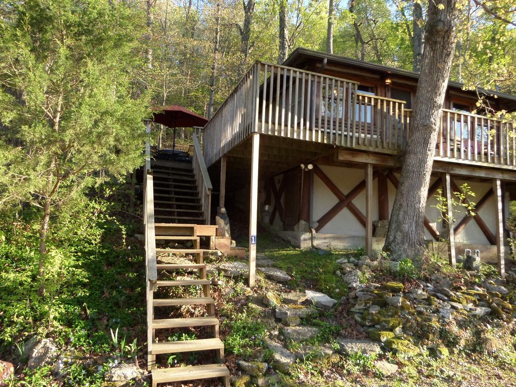 Villa Lake Lucerne Treehouse Eureka Springs Exterior foto